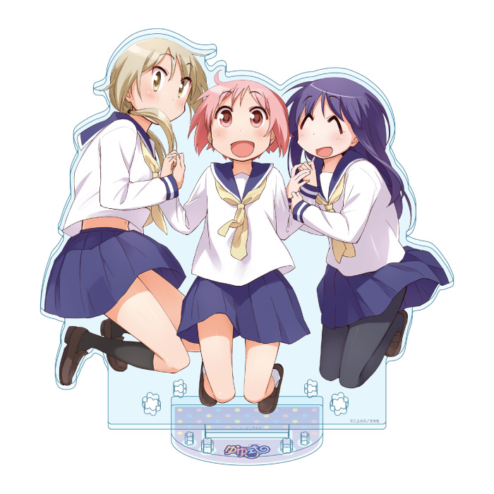 ゆゆ式　アクリルスタンド　ゆずこ・縁・唯