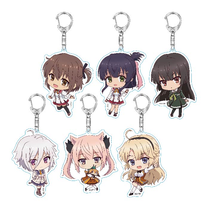 刀使ノ巫女 アクリルキーホルダー Aセット(6種)