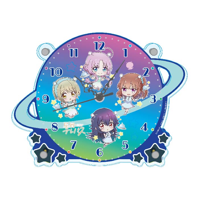 星屑テレパス アクリル時計