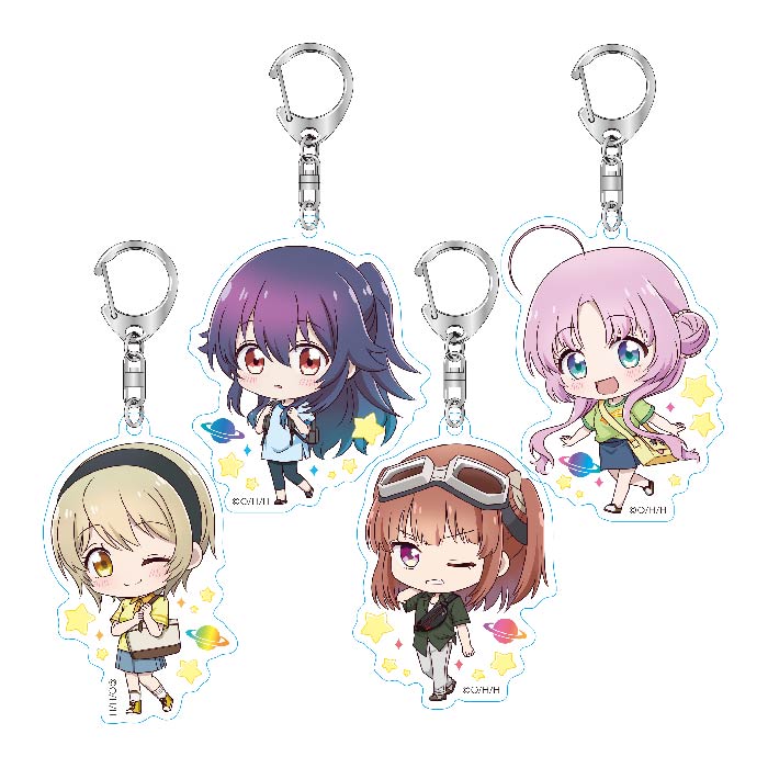 星屑テレパス アクリルキーホルダー 私服(4種セット)