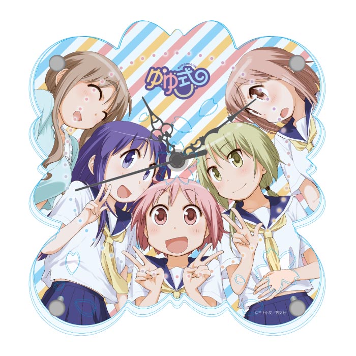 ゆゆ式 アクリル時計