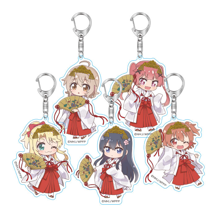 私に天使が舞い降りた!プレシャス・フレンズ アクリルキーホルダー 巫女A