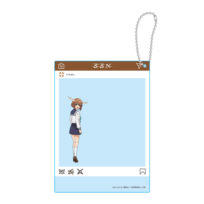 しかのこのこのここしたんたん アクリルカード のこたん
