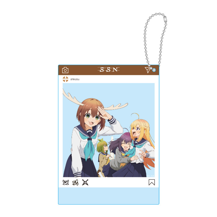 しかのこのこのここしたんたん アクリルカード