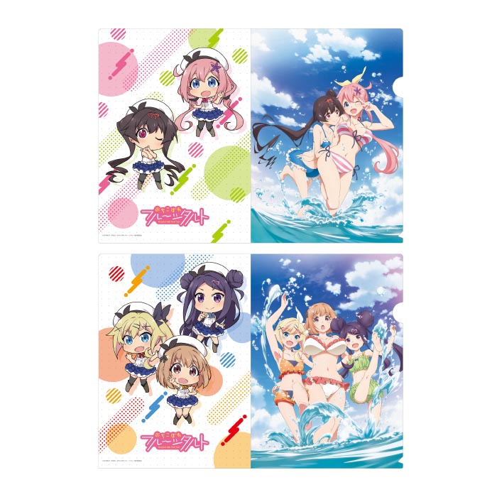 おちこぼれフルーツタルト クリアファイル 水着 2枚セット