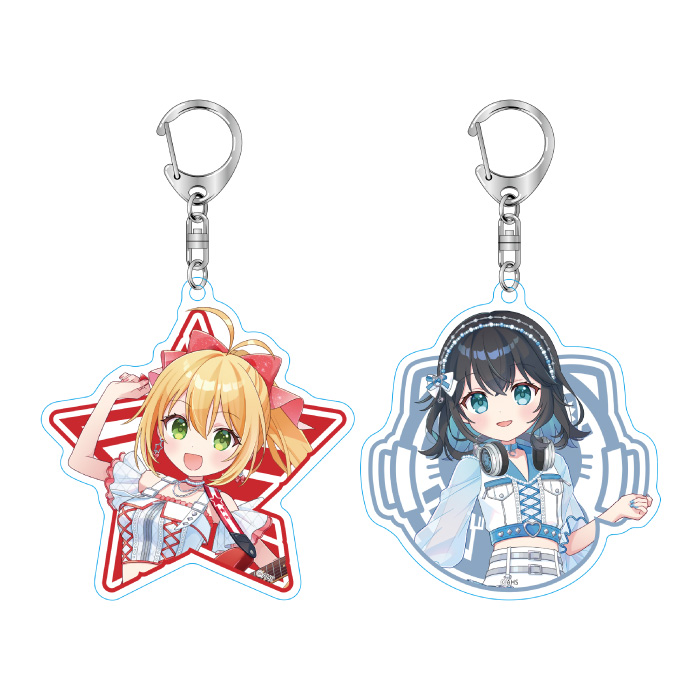弦巻マキ&宮舞モカ　アクリルキーホルダー　弦巻マキ&宮舞モカ　2種セット
